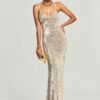 Marie Sequin Crochet Dress