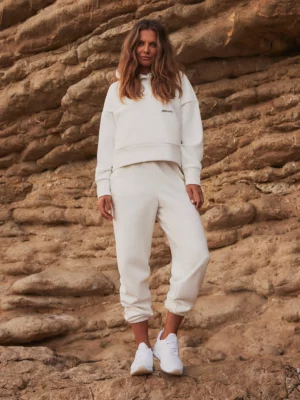 Spodnie dresowe joggery z bawełny organicznej damskie 4F x Anna Lewandowska