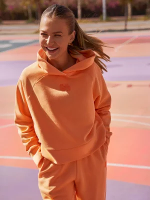 Bluza dresowa z bawełną organiczną damska 4F x Anna Lewandowska