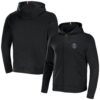 PSG Essential Crest Zip Through Hoodie - Black- Mens
