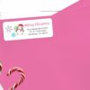 holiday address labels sticker set
