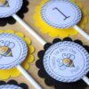 Honey Bee Birthday Water Bottle Labels - Set of 10